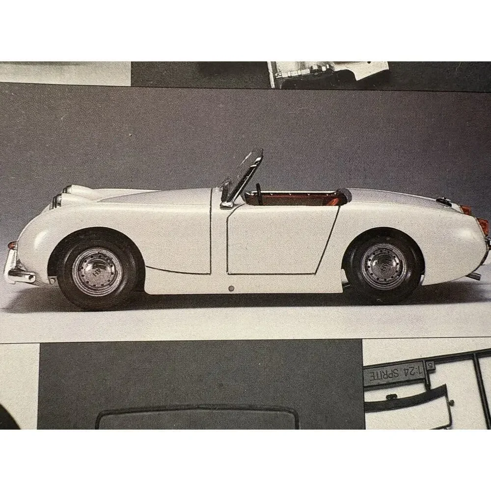 Gunze Sangyo 1/24 Austin Healy Sprite Mk-1 High-Tech Model Kit Prod 1985 NEW VTG